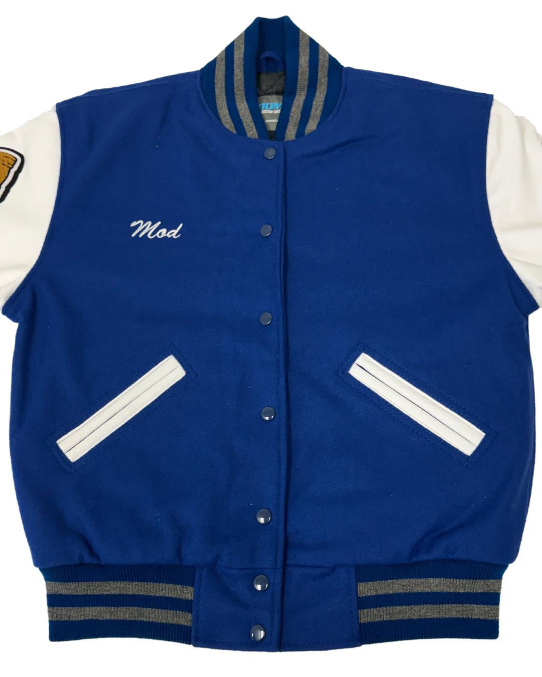 Thunder Basin High School Bolts Letterman Jacket, Gillette, WY - F