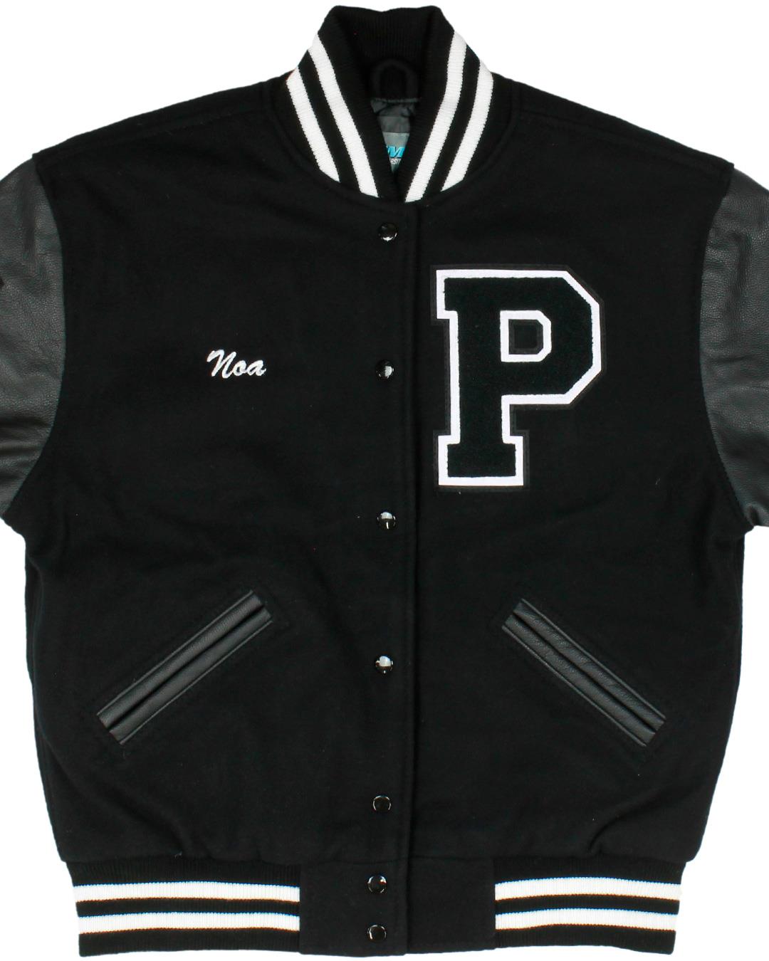Permian High School Panthers Letterman Jacket, Odessa, TX - Front