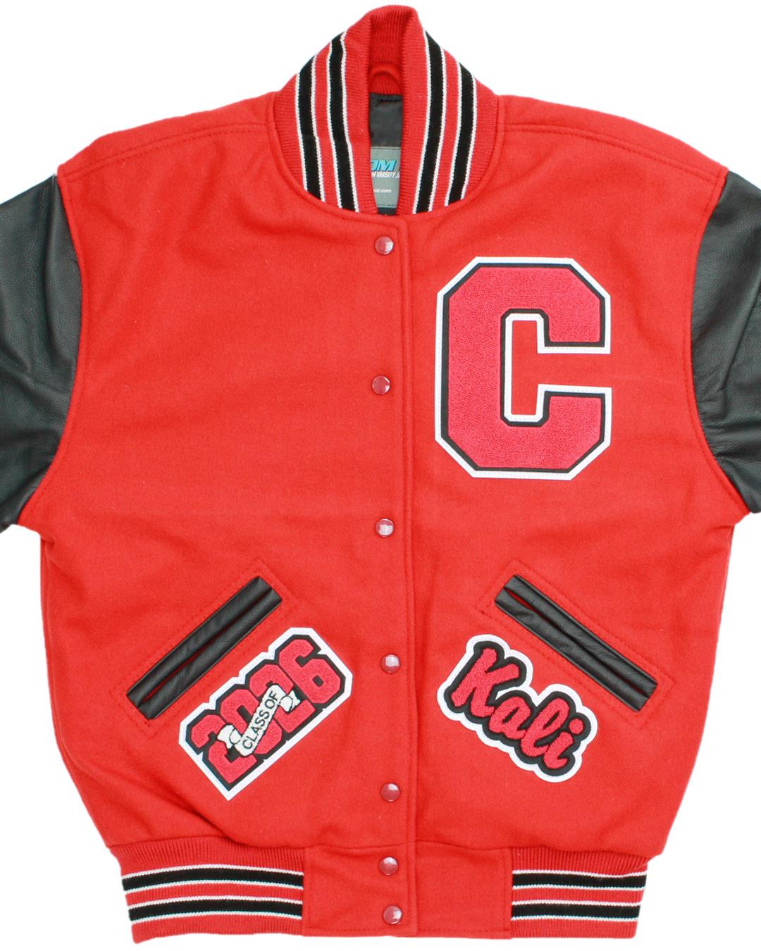 Cobre High School Indians Lettermen Jacket, Bayard NM - Front