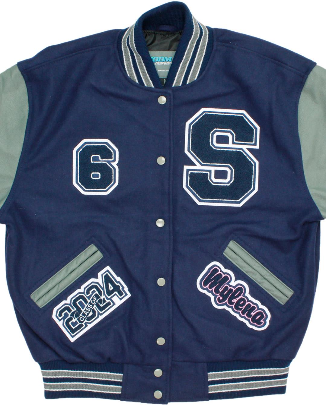 Silver High School Fighting Colts Varsity Jacket, Silver City NM - Front