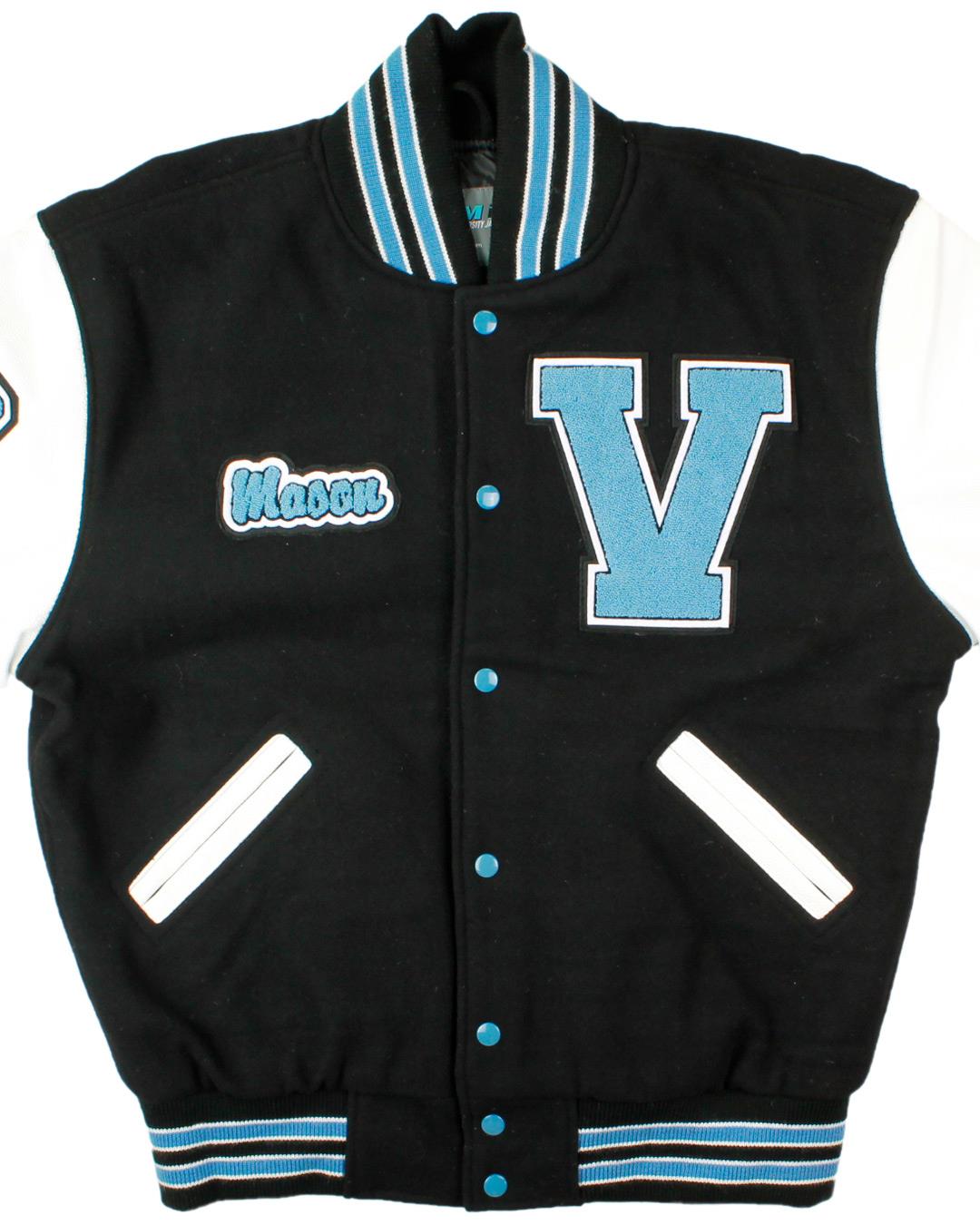 Veritas Prep Falcons Letter Jacket, Phoenix, AZ - Front