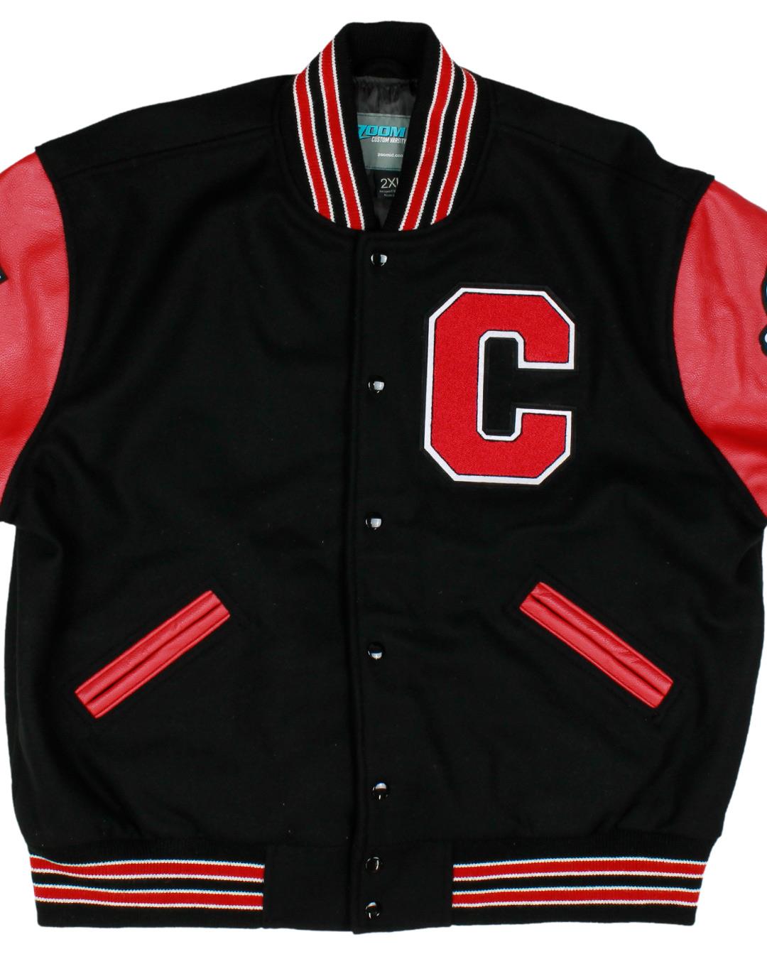 Caney High School Letterman Jacket, Caney, OK - Front