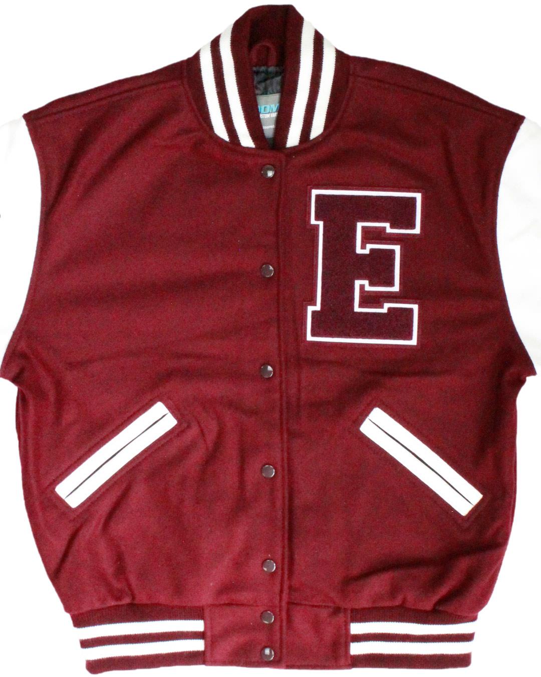 Elko High School Indians Lettermen Jacket, Elko, NV - Elko High School Indians Lettermen Jacket, Elko, NV - Front