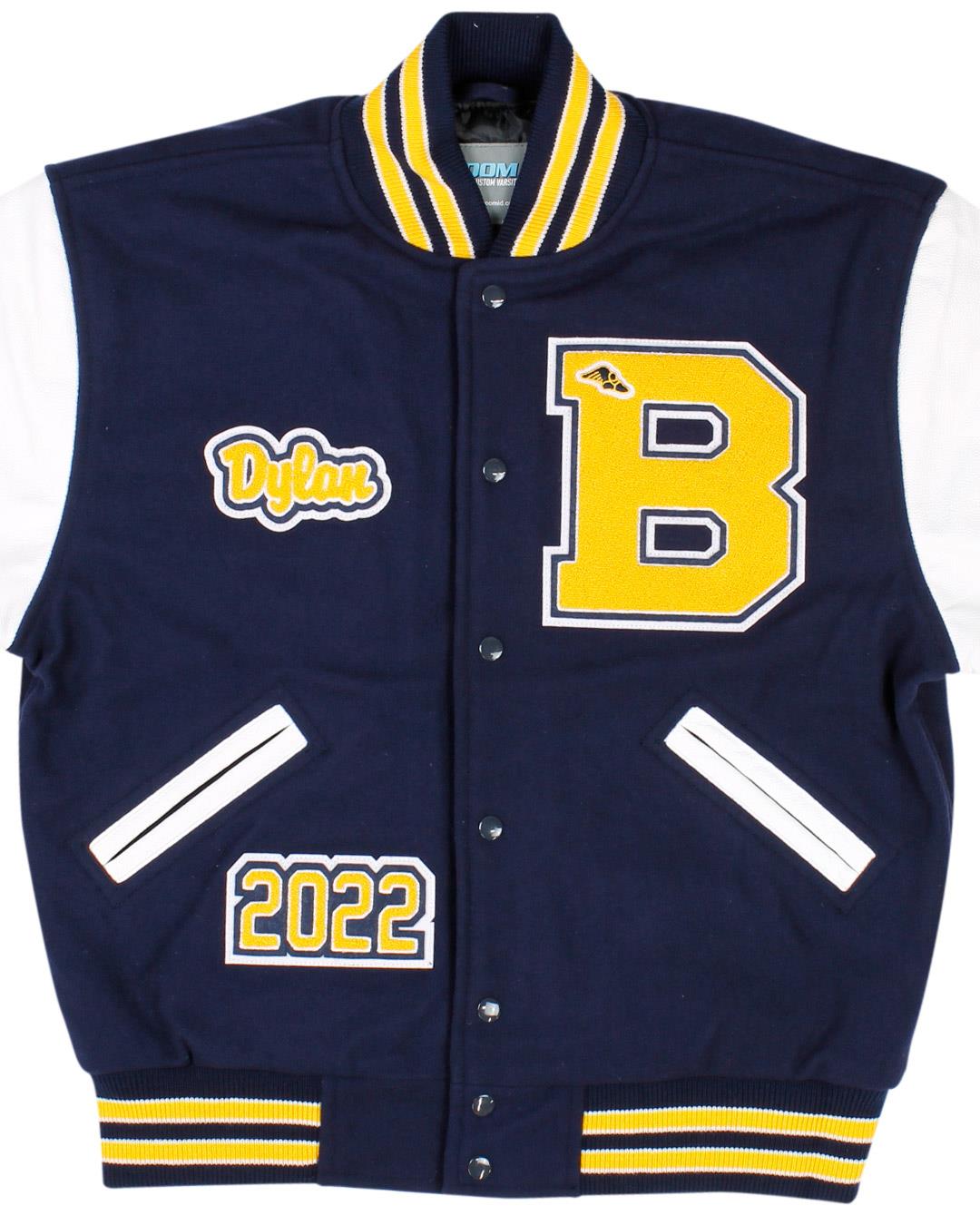 Bainbridge High School Varsity Jacket, Kirkland WA - Front