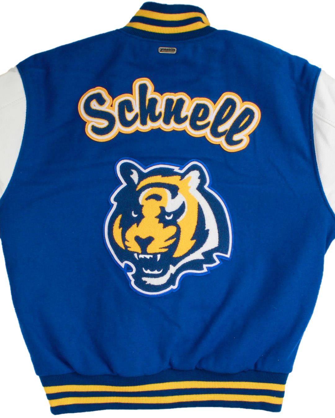 Stanfield High School Tigers Letter Jacket, Stanfield, OR - Back