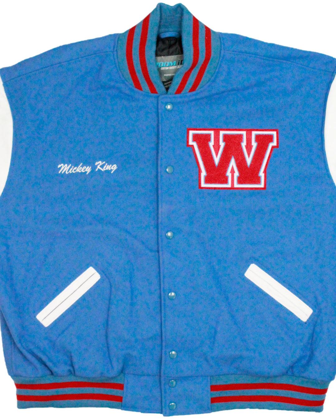 Westwood High School Longhorns Letterman Jacket, Memphis, TN - Front