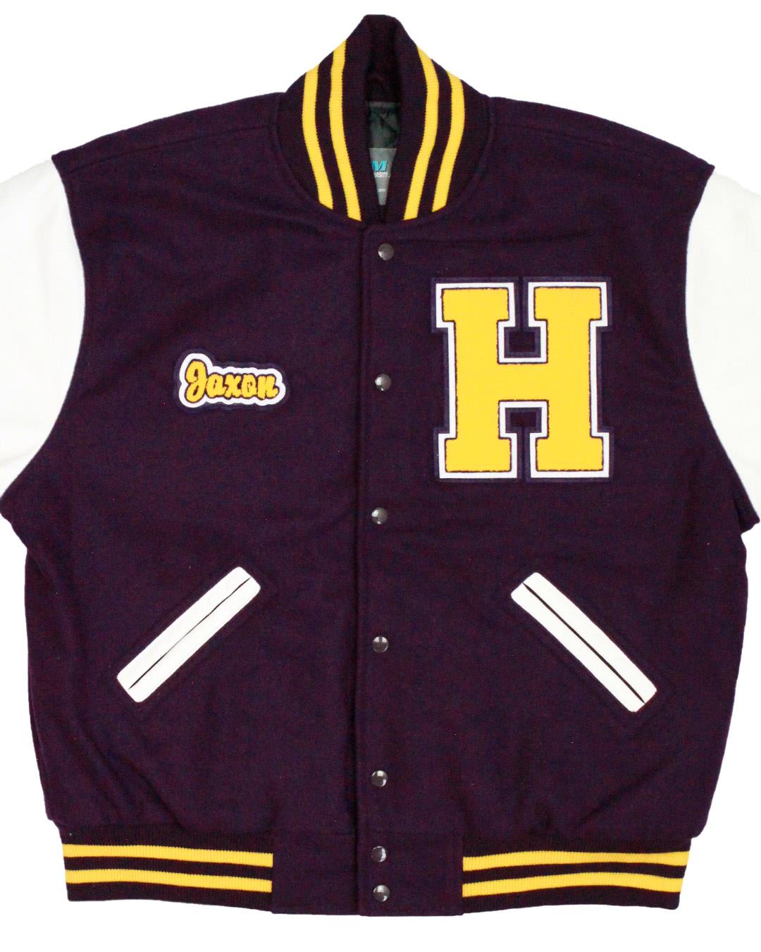 Hanford High School Falcons Letter Jacket, Richland, WA - Front