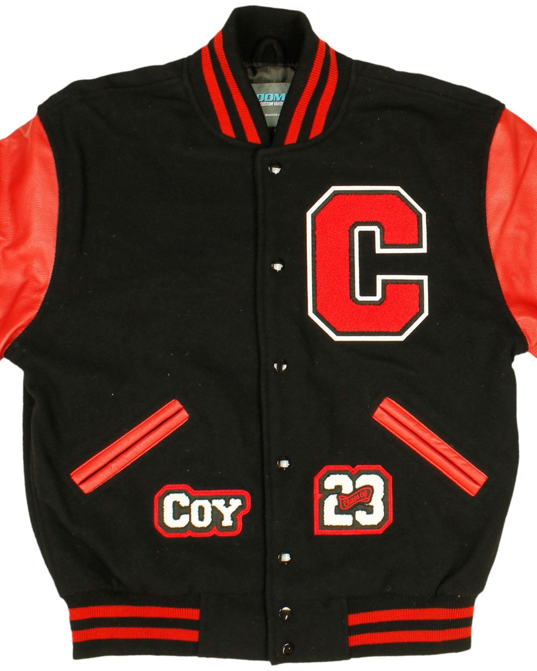 Cliff High School Letterman Jacket, Cliff NM - Front