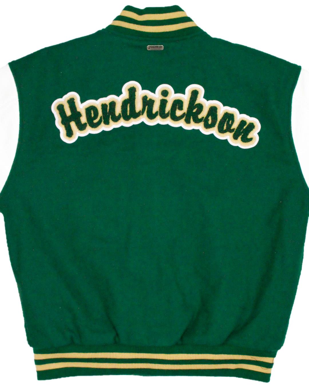 Redmond High School Mustangs Leather Man Jacket, Redmond, WA - Back