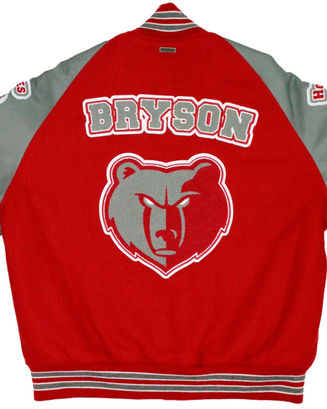 Hoquiam High School Grizzlies Varsity Jacket, Hoquiam, WA - Back