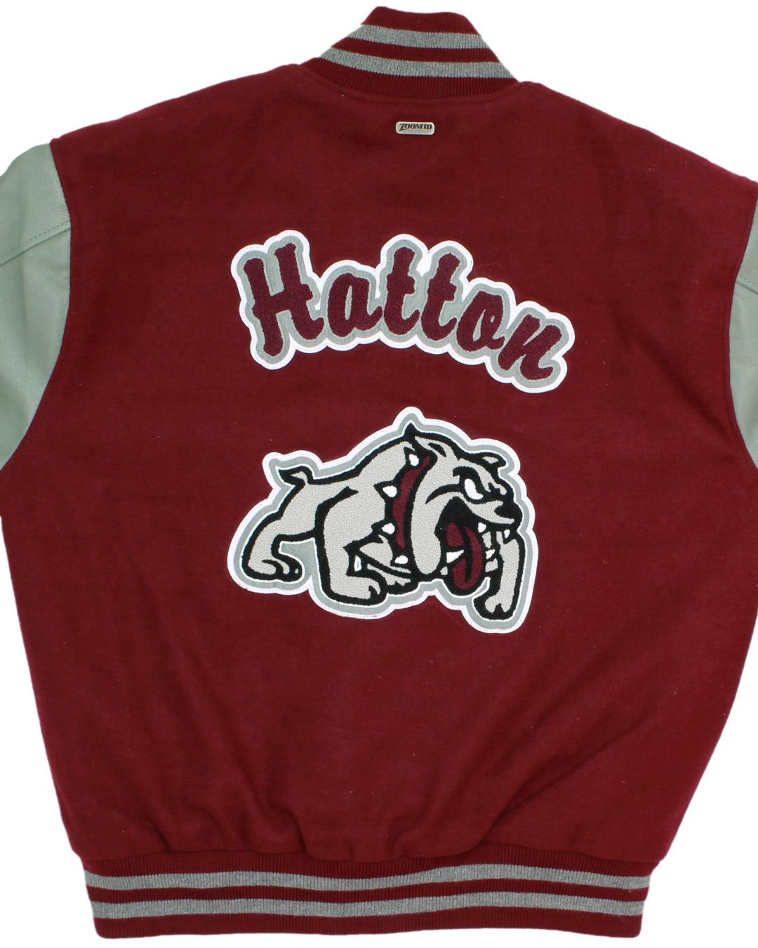 Montesano High School Bulldogs Letterman Jacket, Montesano, WA - Back