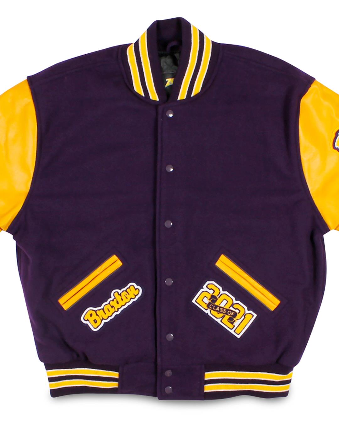 Fowler High School Grizzlies Letter Jacket, Fowler CO - Front