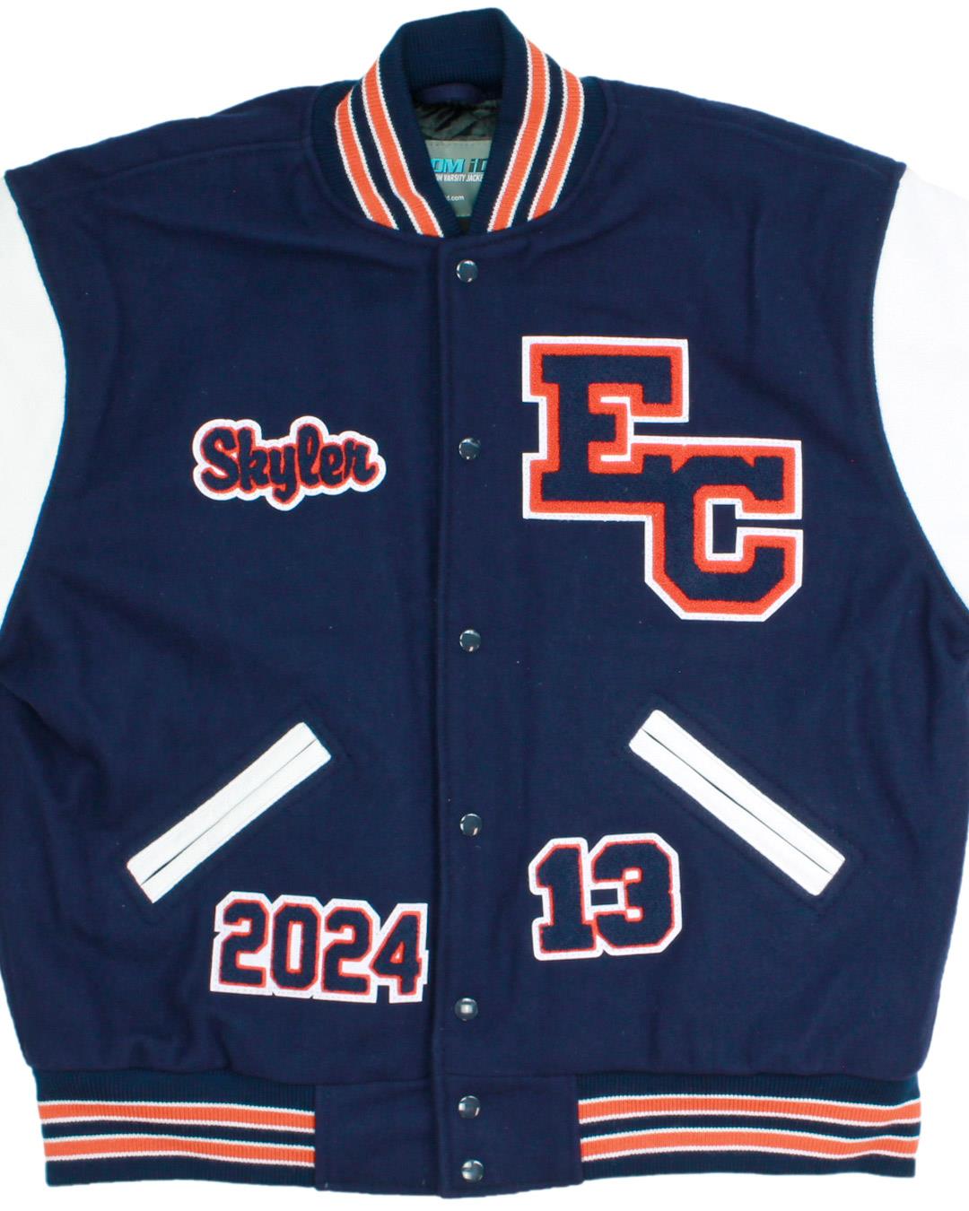 Eastside Catholic High School Crusaders Letter Jacket, Sammamish, WA - Front