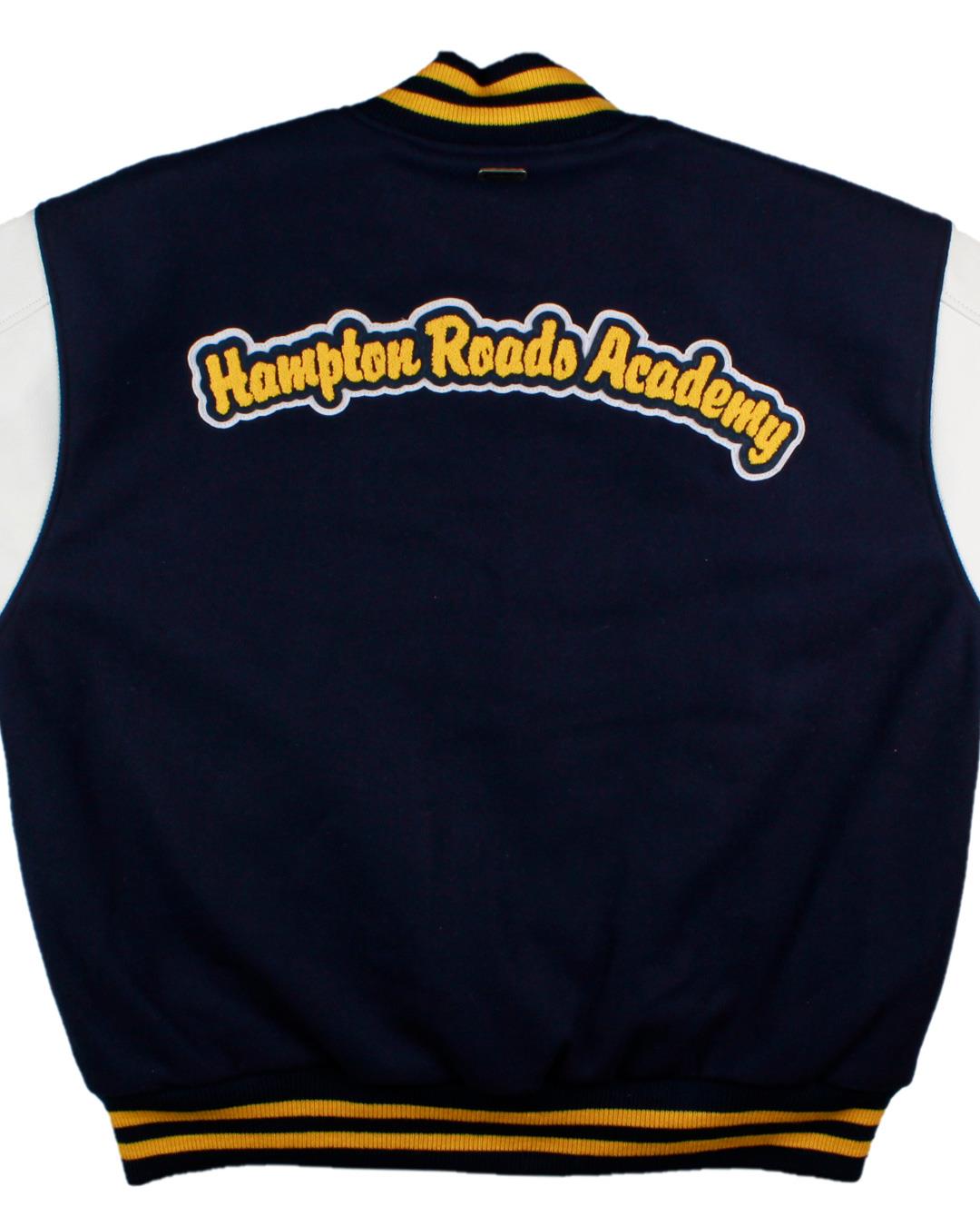 Hampton Roads Academy Letterman, Newport News VA - Back