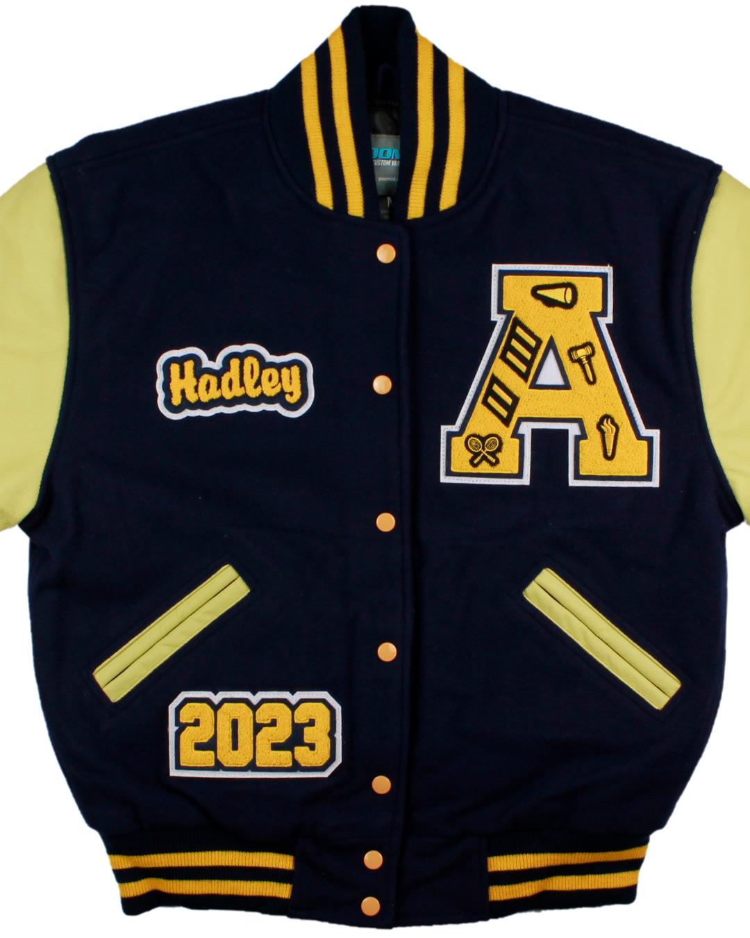 Aberdeen High School Bobcats Letterman Jacket, Aberdeen, WA - Front