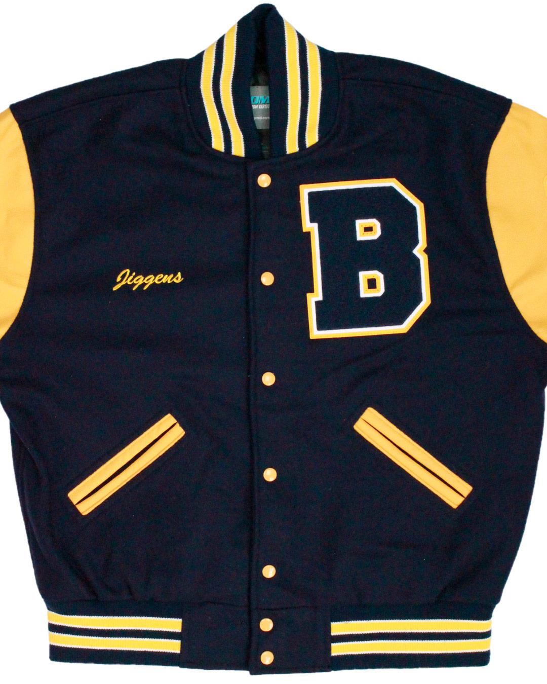 Bethesda-Chevy Chase High School Barons Letterman Jacket, Bethesda, MD - Front