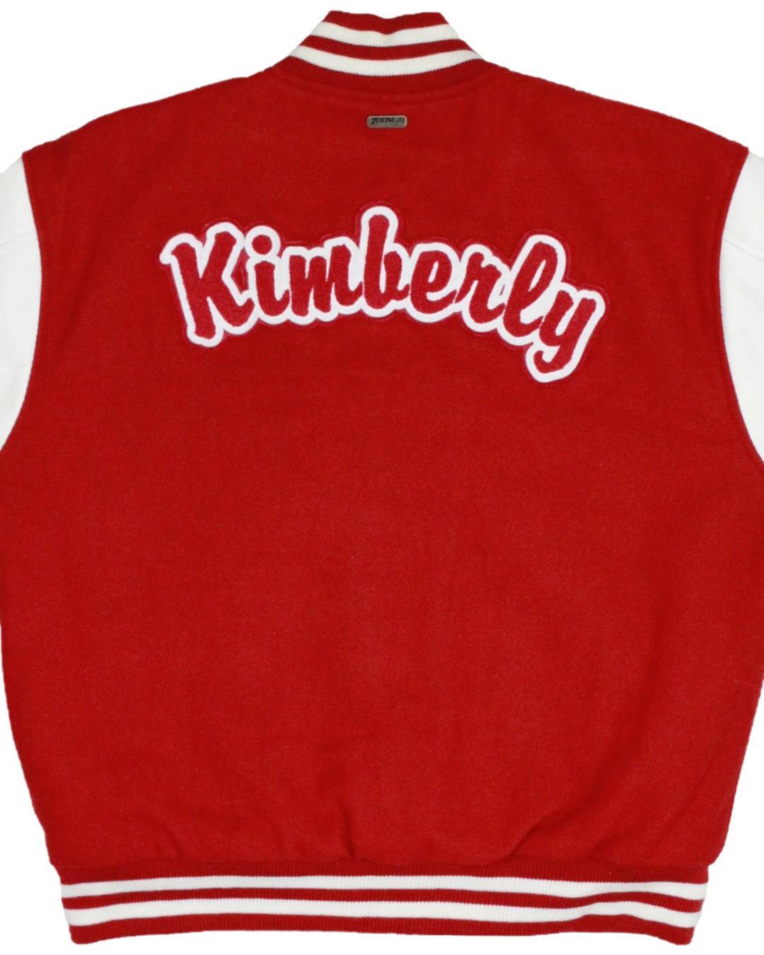 Kimberly High School Papermakers Letterman Jacket, Kimberly, WI - Back