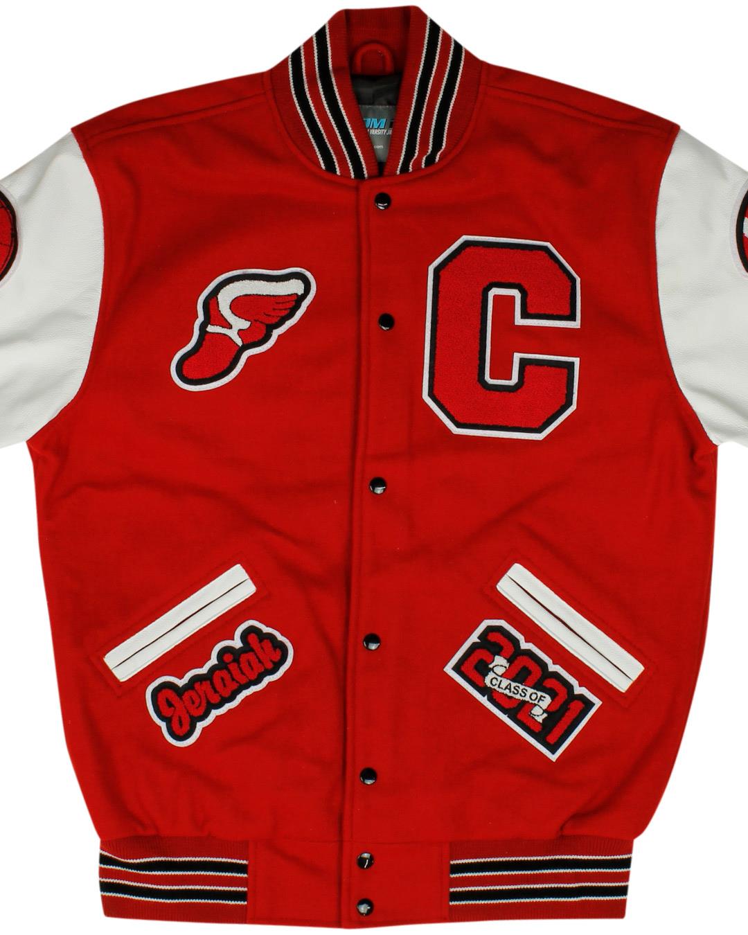 Cobre High School Indians Letterman Jacket, Bayard NM - Front