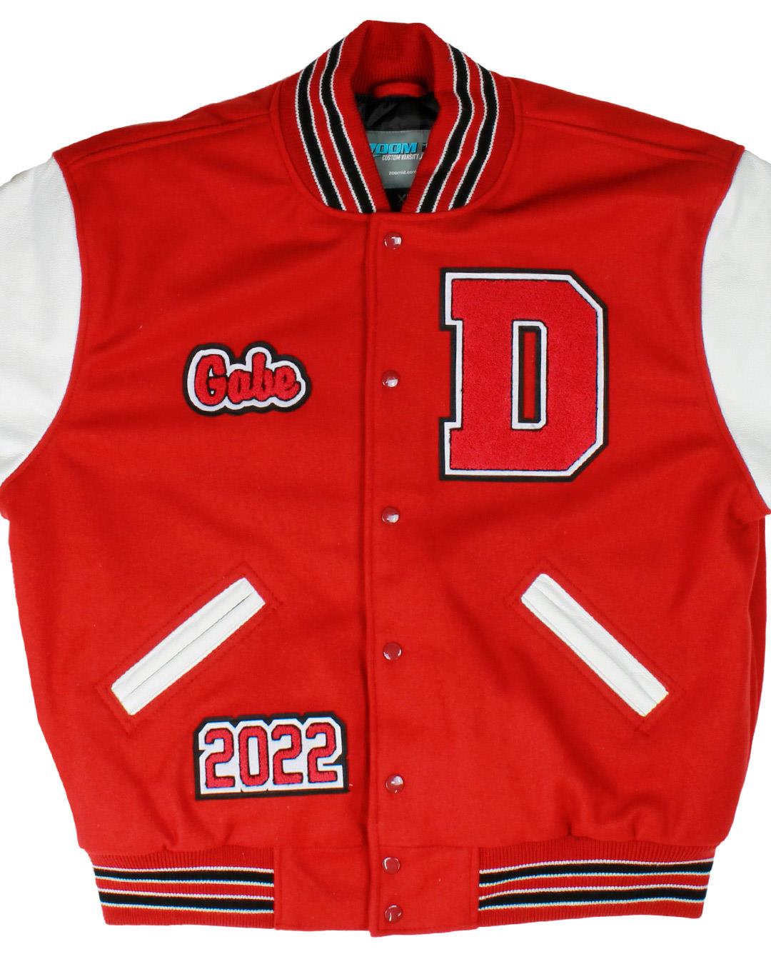 Dufur High School Letterman Jacket, Dufur OR - Front 3