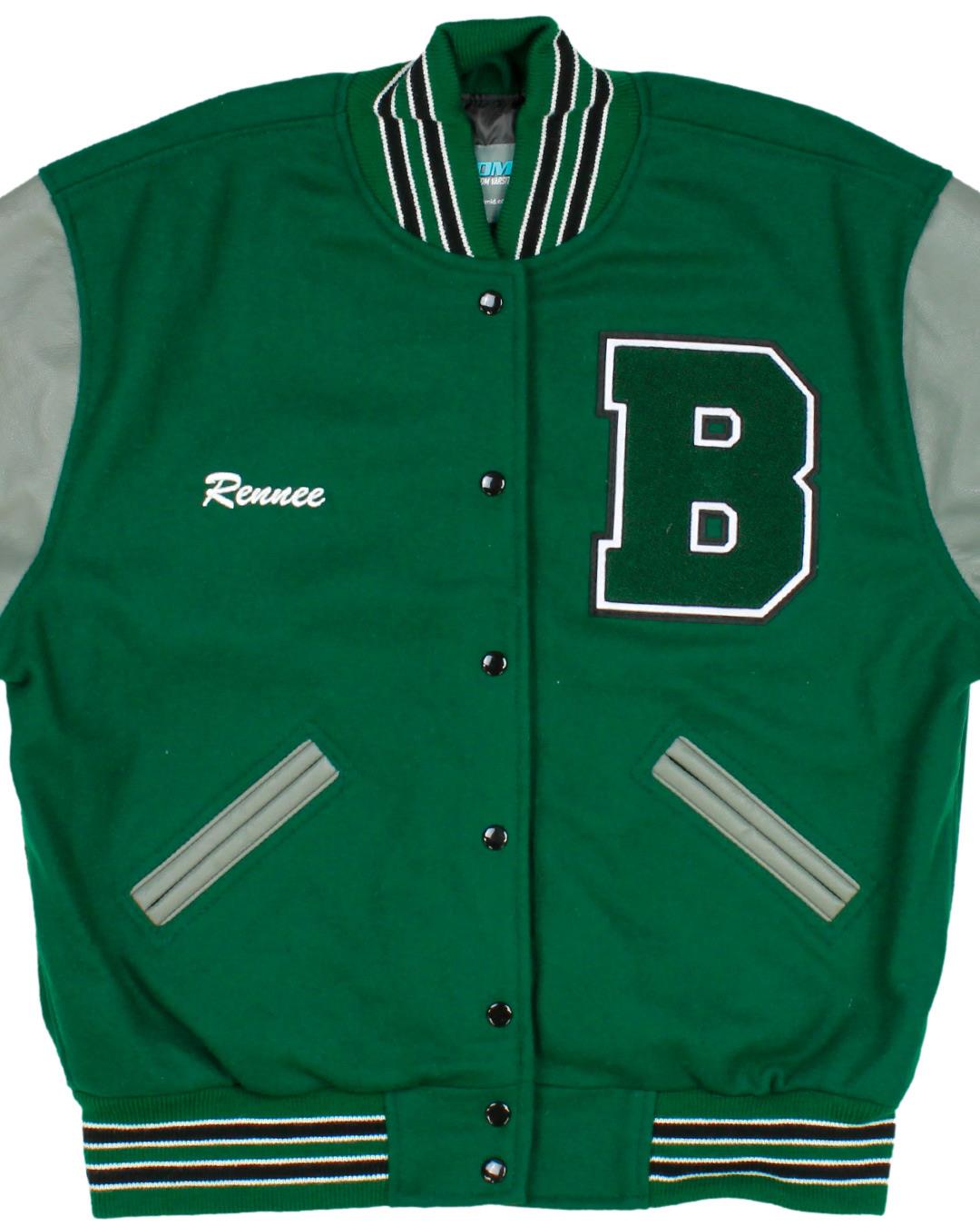 Burroughs High School Letterman Jacket, Ridgecrest, CA - Front