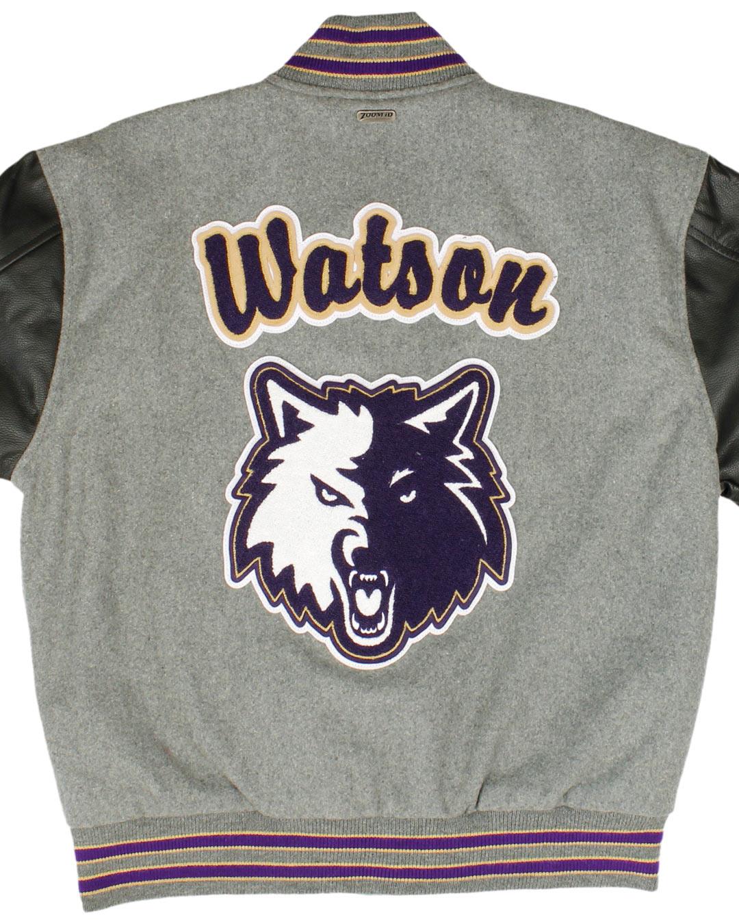 Goldendale High School Timberwolves Letterman Jacket, Goldendale WA - Back