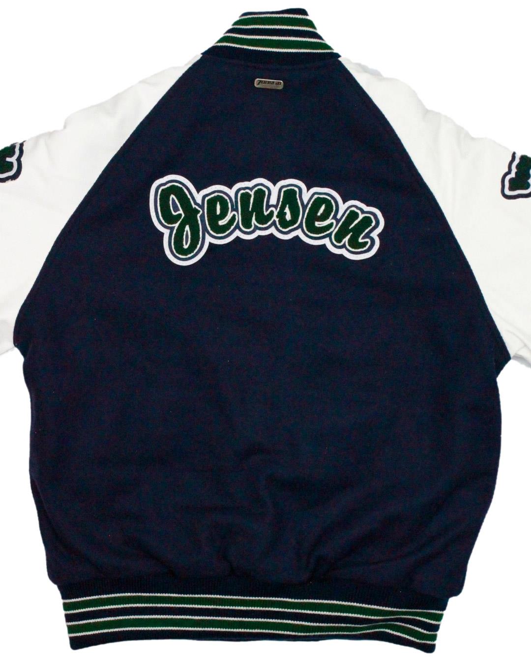 Forest Ridge High School Ravens Lettermen Jacket, Bellevue, WA - Back