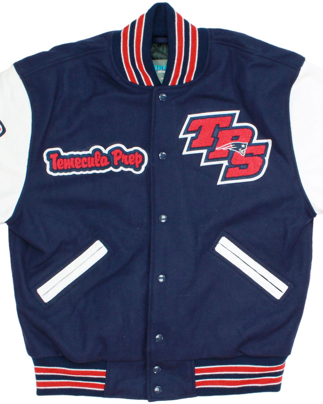 Temecula Prep Patriots Varsity Jacket, Winchester, CA - Front