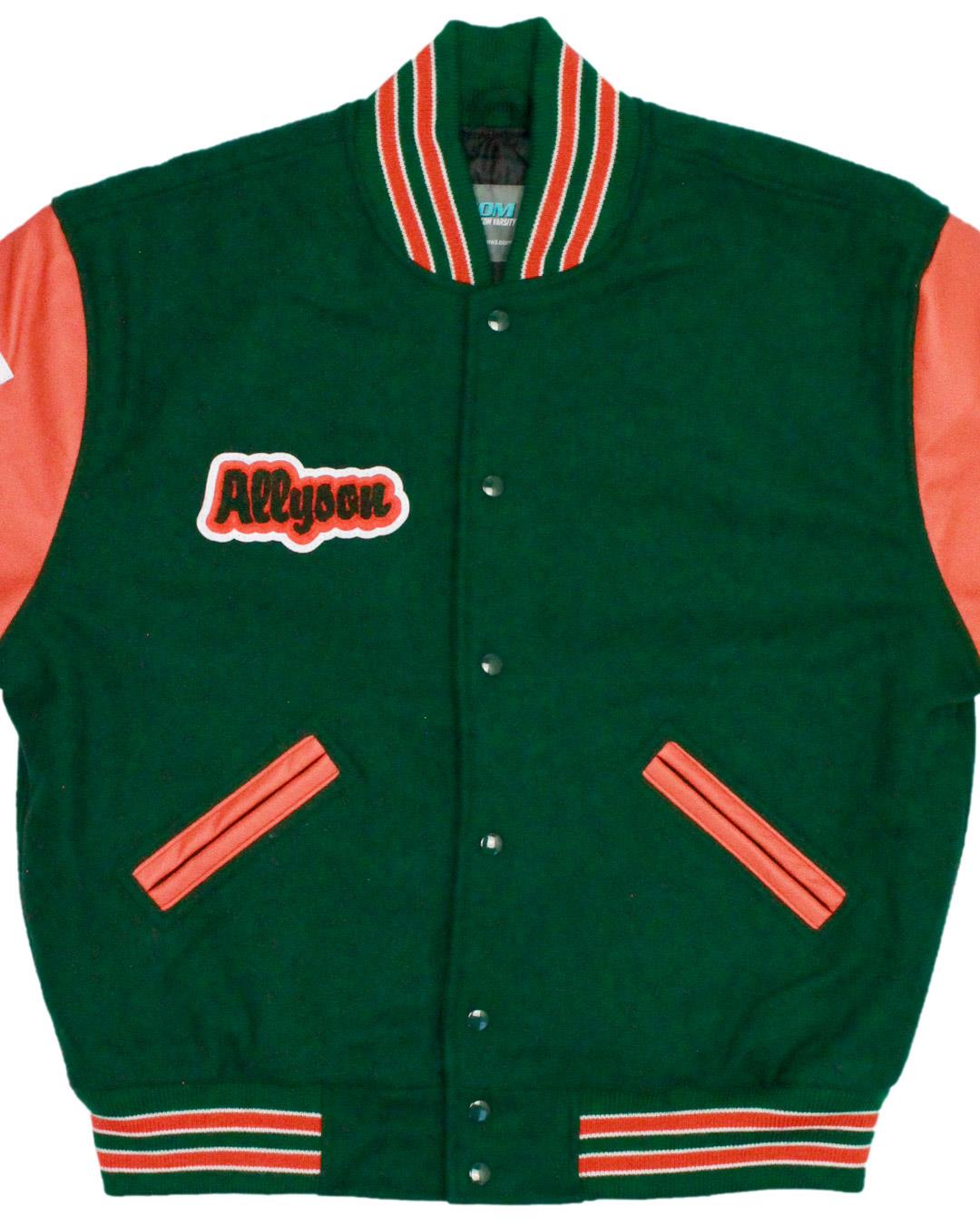 Eastside High School Rams Varsity Jacket, Gainesville, FL - Front