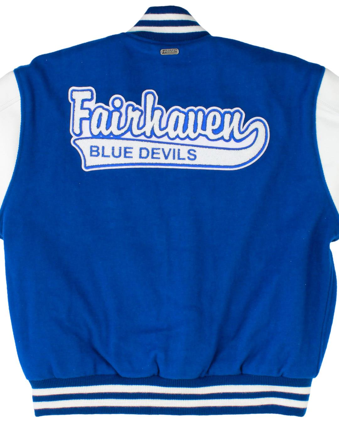 Fairhaven High School Letter Jacket, Fairhaven MA - Back