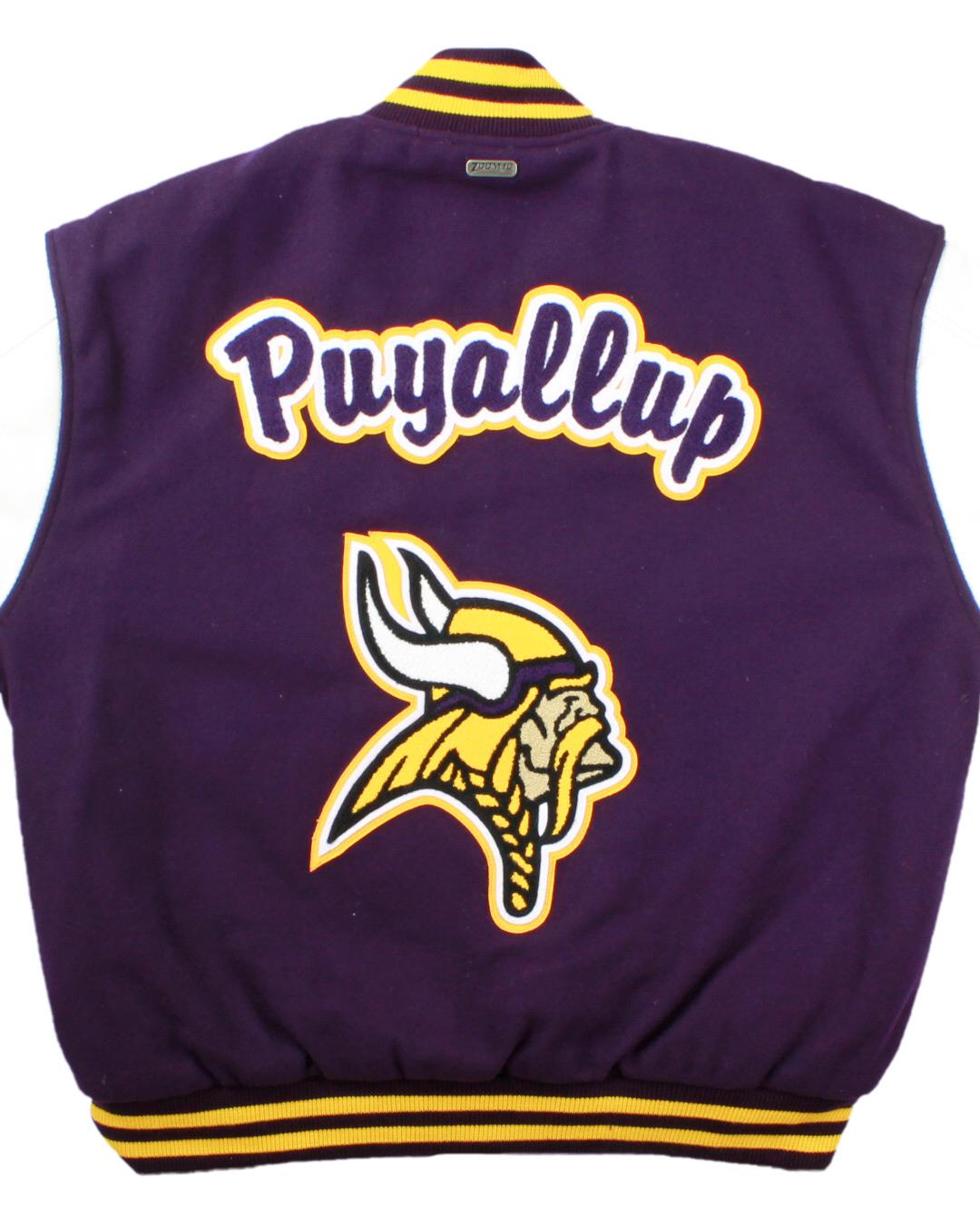 Puyallup High School Varsity Jacket, Puyallup, WA - Back