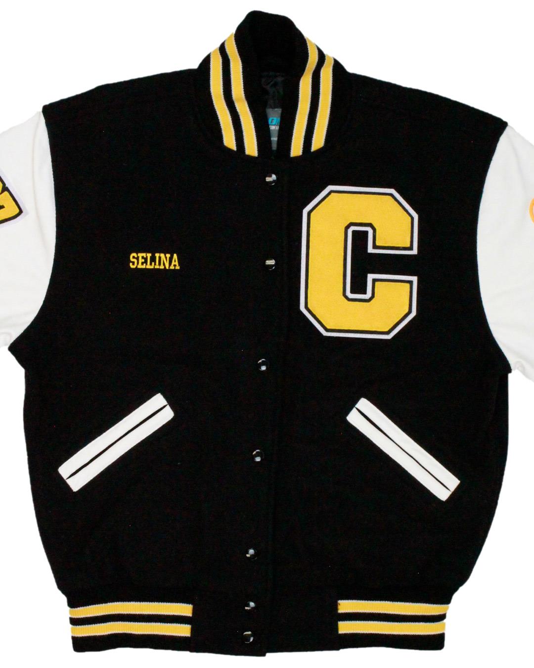 Clark High School Chargers Lettermen Jacket, Las Vegas, NV - Front